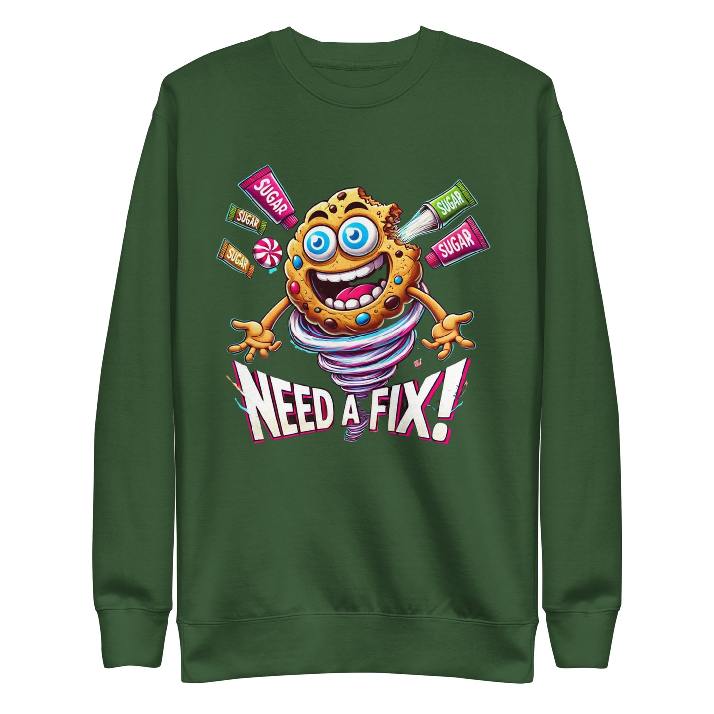 “NEED A FIX” Co-okie Sweater #OnlyHeat